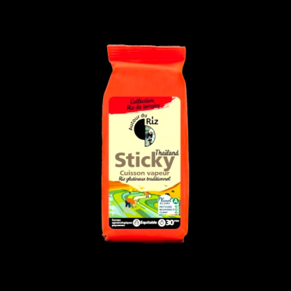 Sticky rice bio équitable cuisson vapeur 500g Autour du Riz  Riz et risotto