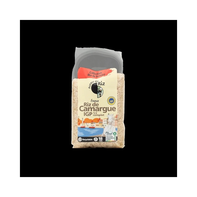 Riz demi complet bio Camargue IGP 400g Autour du Riz  Riz et risotto