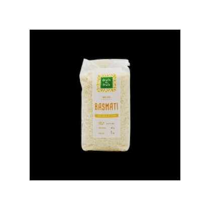 Riz basmati 1kg Grains de Frais  Riz et risotto