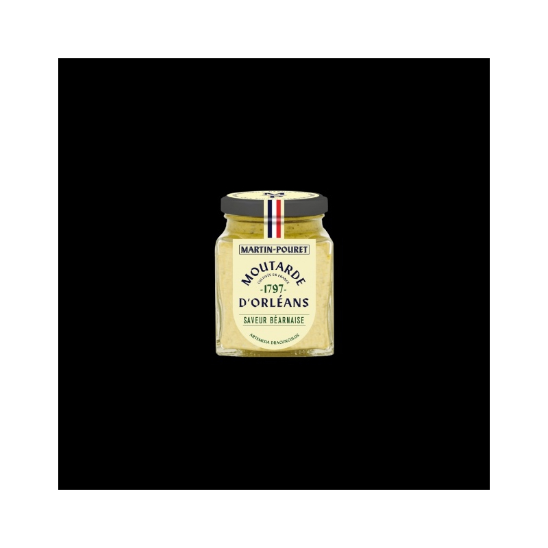 Moutarde saveur béarnaise 95g Martin Pouret  Moutarde