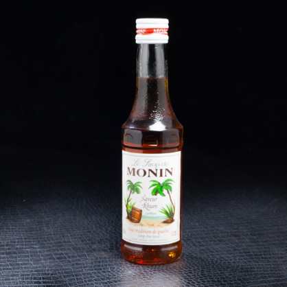 Sirop rhum 25cl Monin  Sirops