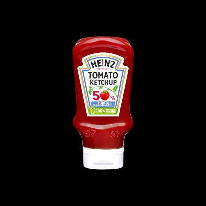 Tomato ketchup -50% sucre/sel 435g Heinz  Ketchup