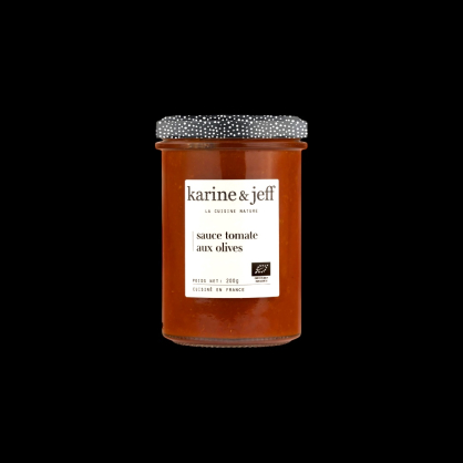 Sauce tomate aux olives 200g Karine et Jeff  Sauces chaudes