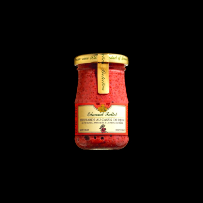 Moutarde cassis de Dijon 10cl Edmond Fallot  Moutarde