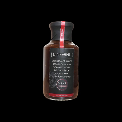 Sauce steakhouse infernu 280g O Ma Gourmandise  Autres sauces froides