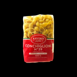 Pâtes conchiglioni n39 500g Savino  Pâtes