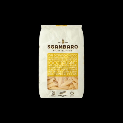 Pâtes penne rigate 500g Sgambaro  Pâtes