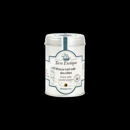 Poivre vert sale des côtes 25g Terre Exotique  Poivre