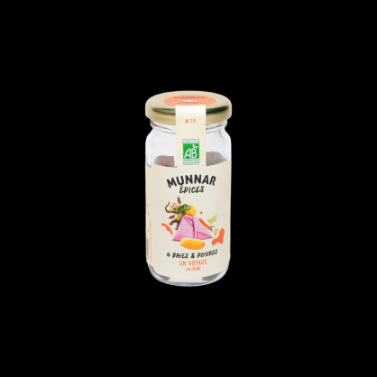 4 baies et poivre 30g Munnar  Poivre