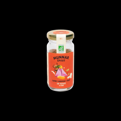 Curry madras fort 30g Munnar  Épices