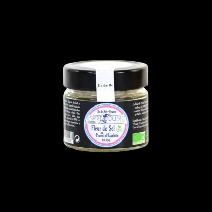 Fleur de sel piment d’Espelette 150g Esprit du Sel  Sel