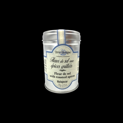 Fleur de sel aux épices grillées 90g Terre Exotique  Sel