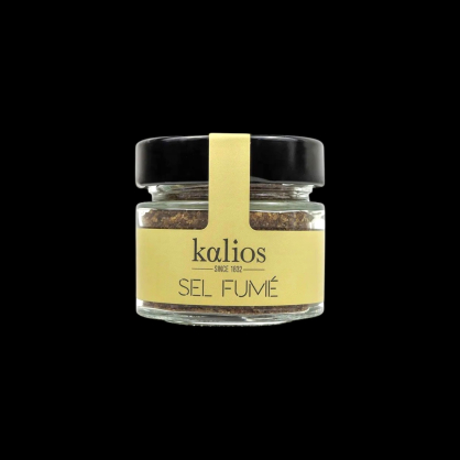 Sel fumé au bois de hêtre 90g Kalios  Sel