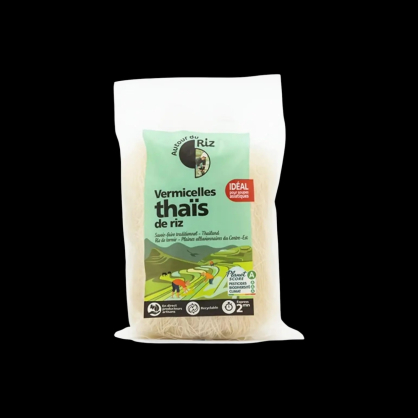 Vermicelles thais bio riz blanc 200g Autour du Riz  Pâtes