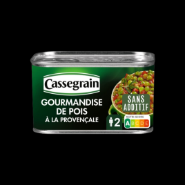 Jardinière flageolets/carottes 265g Cassegrin  Conserves de légumes