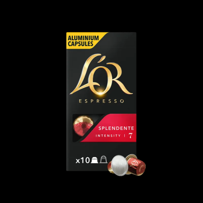 Capsules espresso splendente 10x52g L'Or  Capsules et dosettes