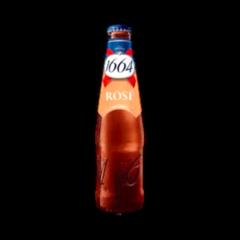 Bière rosé pêche 25cl 1664  Bières aromatisées