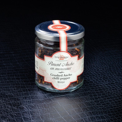 Piment ancho en morceaux 60g Terre Exotique  Épices