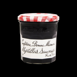 Confiture myrtilles sauvages 370g Bonne Maman  Confitures