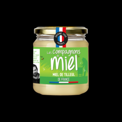 Miel de tilleul de France 375g Compagnon du Miel  Miels