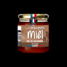 Miel châtaignier de France 375g Compagnon du Miel  Miels