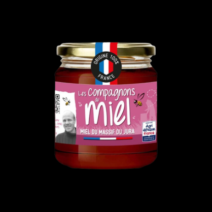 Miel du Jura 375g Compagnon du Miel  Miels