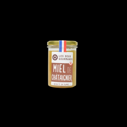 Miel de châtaignier 250g Les 2 Gourmands  Miels