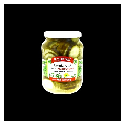 Cornichons hamburgers 380g Kopinski  Cornichons