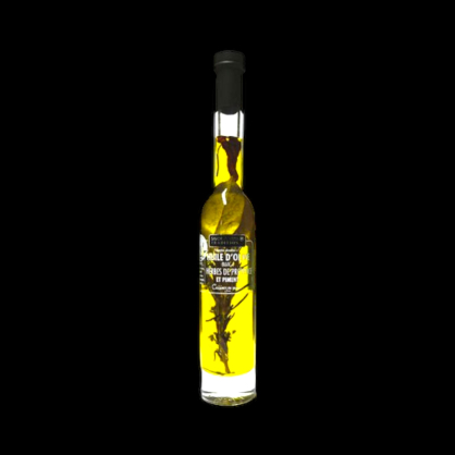 Huile d’olive pimentée aux herbes de Provence 20cl Savor&Sens  Huiles