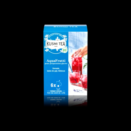 Aqua frutti bio thé glacé 6x48g Kusmi Tea  Infusions et tisane