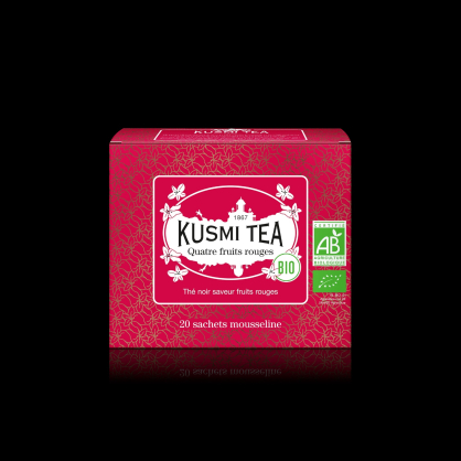 Quatre fruits rouges 20x40g Kusmi Tea  Thé noir
