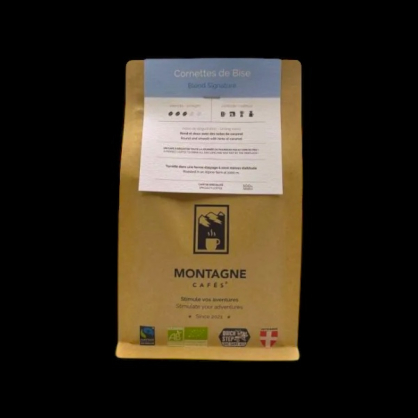Café blend signature cornettes de bise 250g Montagne Café  Grains