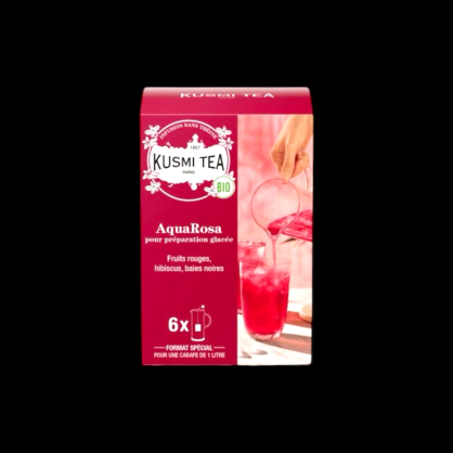 Aqua rosa pour thé glacé 6x48g Kusmi Tea  Infusions et tisane