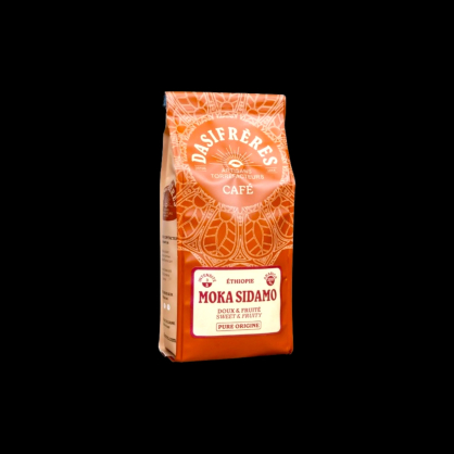 Éthiopie moka sidamo grains 250g Dasi Frères  Grains