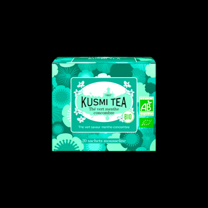 Thé vert menthe concombre bio 20x40g Kusmi Tea  Epicerie sucrée