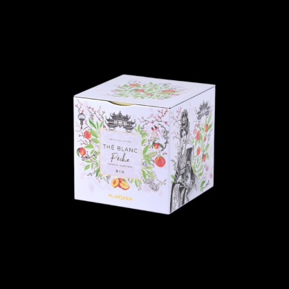 Thé blanc pêche bio sachets 24x36g Provence d’Antan  Thé blanc