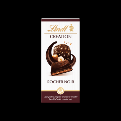 Création rocher noir 150g Lindt  Tablettes de chocolat