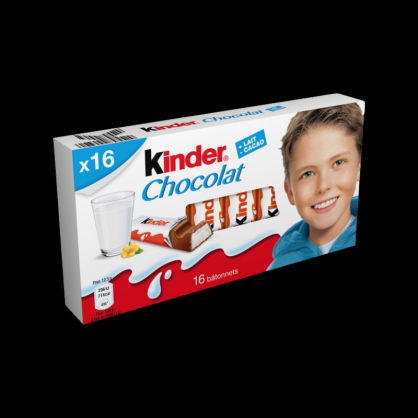 Barre chocolat lait 16x200g Kinder  Bonbons chocolat