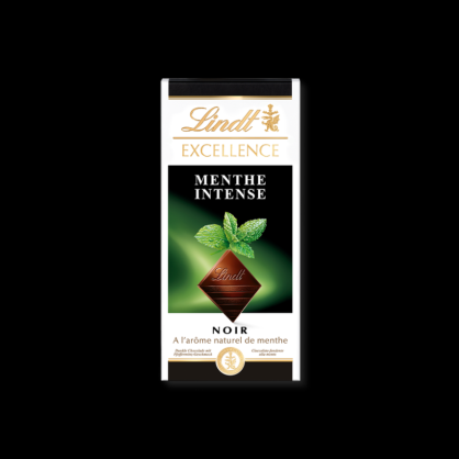 Excellence menthe intense noir 100g Lindt  Tablettes de chocolat