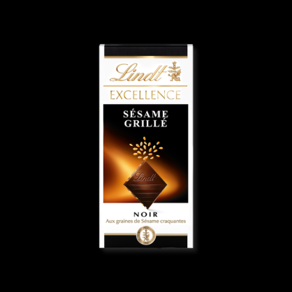Excellence sésame grillé noir 100g Lindt  Tablettes de chocolat