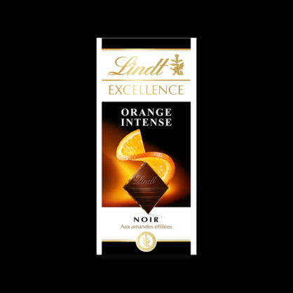 Excellence orange intense noir 100g Lindt  Tablettes de chocolat