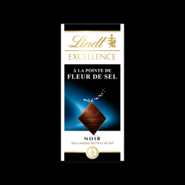 Excellence noir fleur de sel 100g Lindt  Tablettes de chocolat