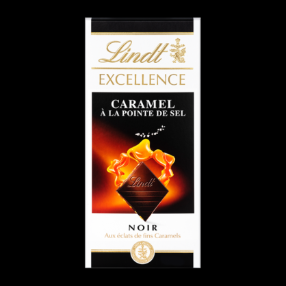 Excellence noir caramel sel 100g Lindt  Tablettes de chocolat