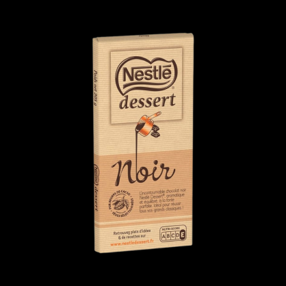 Dessert noir 205g Nestlé  Tablettes de chocolat