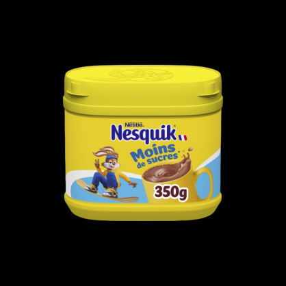 Nesquik moins sucres 350g Nestlé  Préparation chocolat chaud