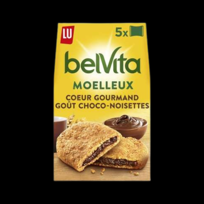 Belvita moelleux coeur gourmand 250g Lu  Biscuits