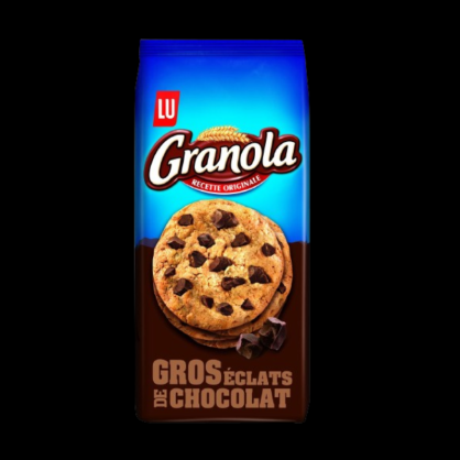 Granola gros éclats de chocolat au lait 184g Lu  Cookie