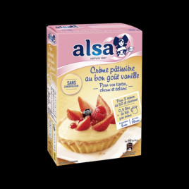 PRÉPA CRÈME PATISSIÈRE 390G ALSA  Accueil
