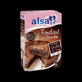 PRÉPA GATEAU FONDANT CHOCOLAT 320G ALSA  Accueil