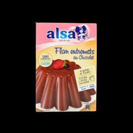 PRÉPA FLAN ENTREMET CHOC 232G ALSA  Accueil